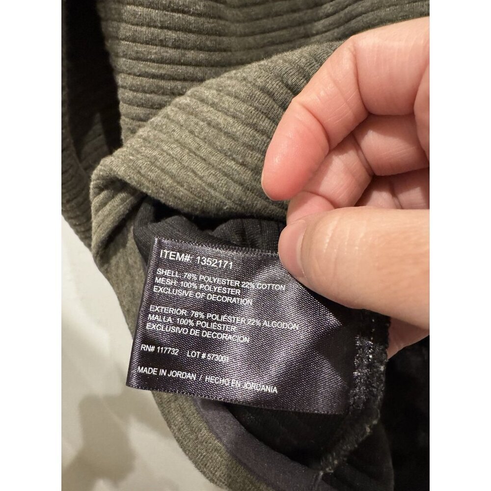 Gerry Men’s ¼ Zip Ottoman Pullover M OLIVE GREEN - Picture 8 of 10